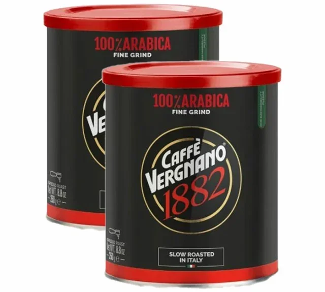 2 x 250 g - Смляно Кафе - 100% Арабика - CAFFÈ VERGNANO