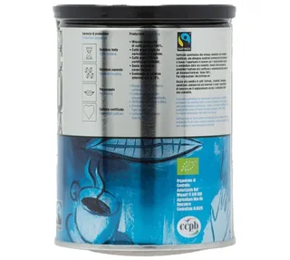 Nativo Безкофеиново 100% Био Арабика - 2 x 250 г - Смляно Кафе - Справедлива Търговия - GOPPION CAFFÈ