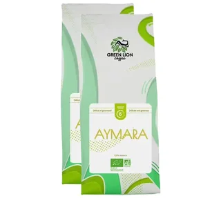 2 x 250 g - Caffè in grani Aymara Bio - GREEN LION COFFEE