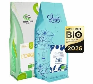 2 x 250 g - Whole Bean Organic Coffee - Best Organic Product 2026 Winner