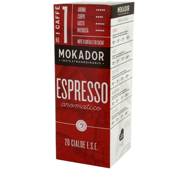 20 Kapslar ESE Aromatico MOKADOR CASTELLARI