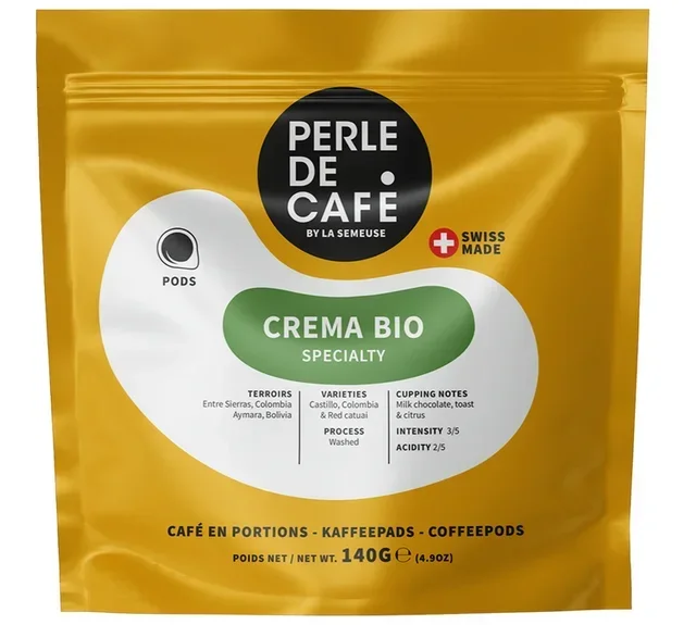 20 ESE Pods Crema Bio - PERLE DE CAFÉ