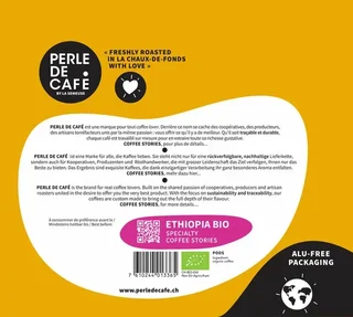 20 ESE Pods Ethiopia Organic - COFFEE PEARL