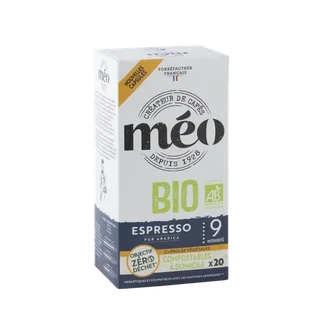 20 db CAFES MEO bio espresso kapszula – Nespresso* Original kompatibilis