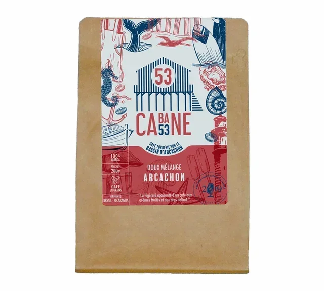200 g - Whole Bean Coffee - Arcachon - CABANE 53