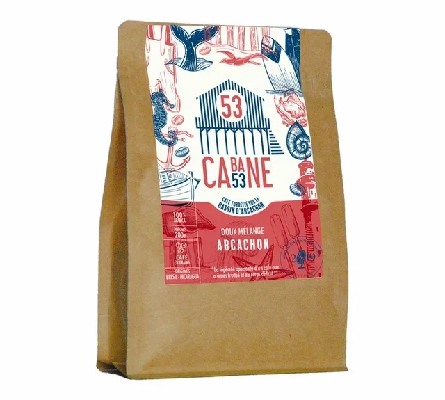200 g - Whole Bean Coffee - Arcachon - CABANE 53