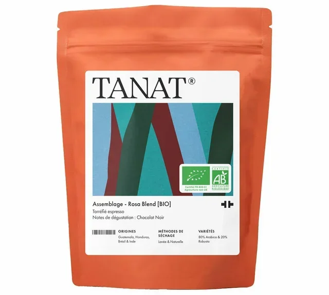 200 g - Caffè in Grani - Rosa Blend Bio - TANAT