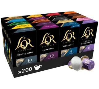 200 L'OR ESPRESSO Capsules - Nespresso* Original Compatible Assortment