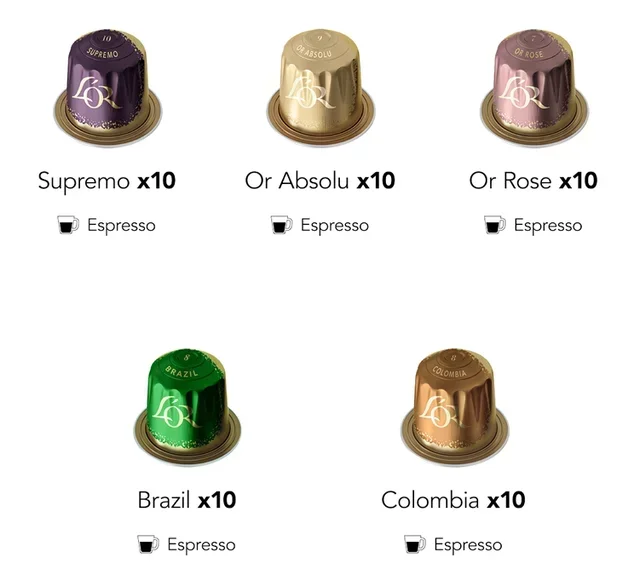 200 L'OR ESPRESSO Capsules - Nespresso* Original Compatible Assortment
