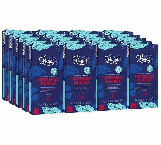 200 Lugat Intenso капсула за Nespresso* Original - професионално паковање