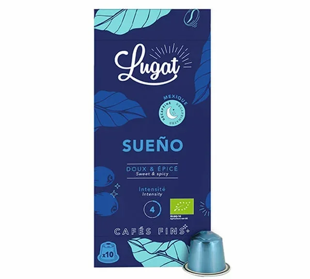 Професионални комплет 200 органских капсула LUGAT Sueno Deca, компатибилан са Nespresso* Original апаратима