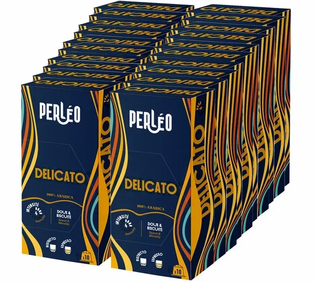 200 Cápsulas Compatibles Nespresso* Original Delicato PERLÉO – Uso Profesional