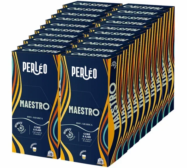 200 capsule compatibili con Nespresso* Original per uso professionale, linea Maestro - PERLÉO
