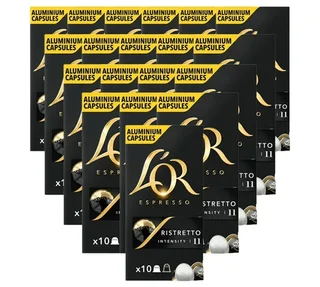 200 Nespresso* Original Ristretto kompatibla kapslar för proffs - L'OR ESPRESSO
