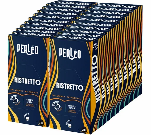 200 Capsule Ristretto PERLÉO - Compatibili Nespresso* Original Professionali