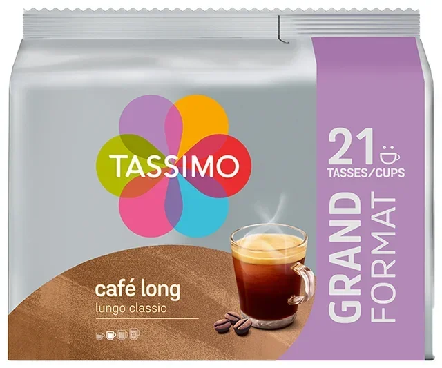 21 TASSIMO Café Long Classic cups