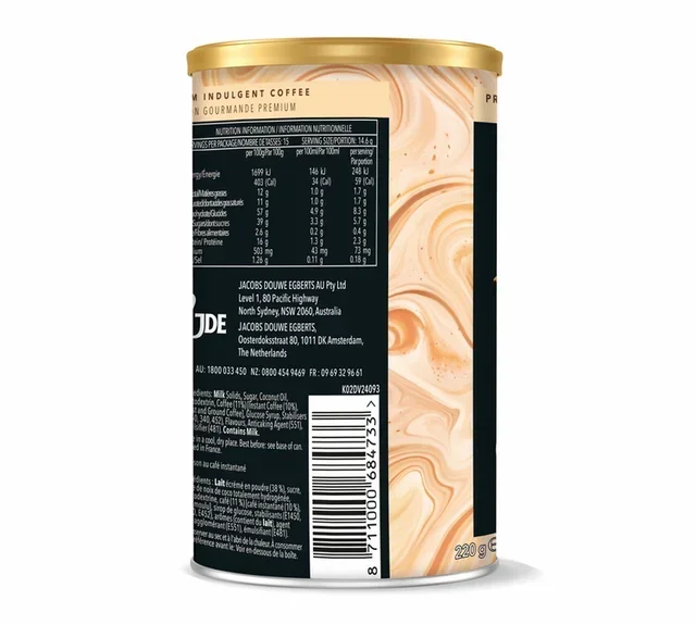 220 g - Διαλυτός καφές - Latte - L'OR ESPRESSO