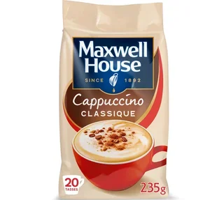 235 g - Διαλυτός καφές - Καπουτσίνο - MAXWELL HOUSE