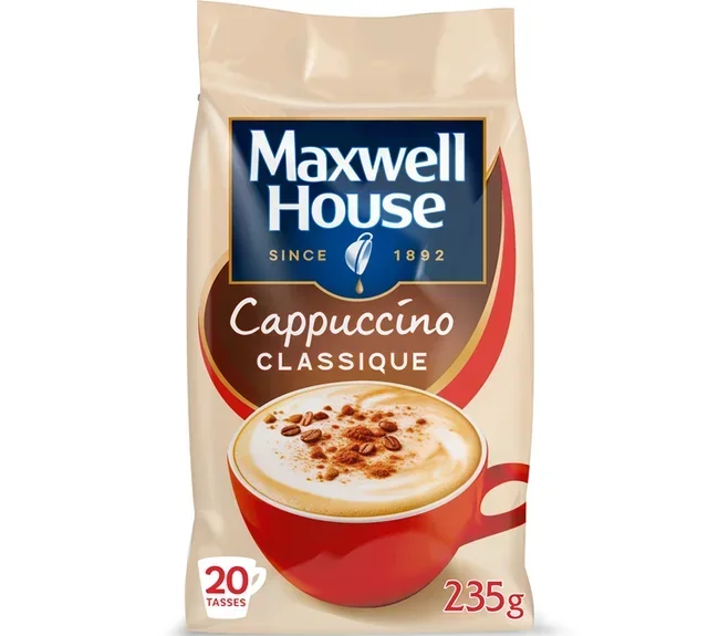 235 g - Διαλυτός καφές - Καπουτσίνο - MAXWELL HOUSE