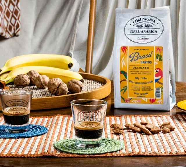 250 g - Café em grão - Brasil Santos - CORSINI