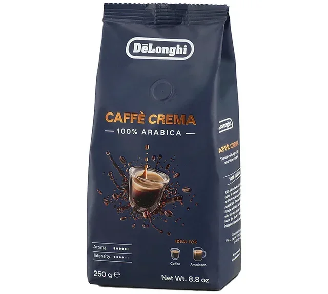 250 g – szemes kávé – Caffè Crema, 100% Arabica – DELONGHI