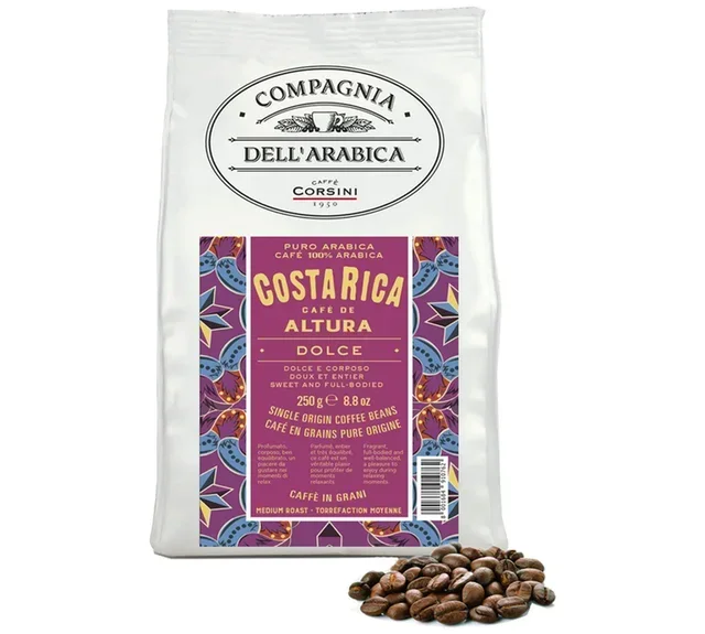 250 g - Café em grão Costa Rica CORSINI