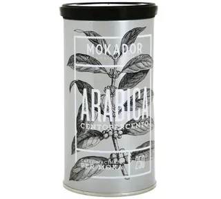 250 g - Ground Coffee - 100% Arabica Metal Tin - MOKADOR CASTELLARI
