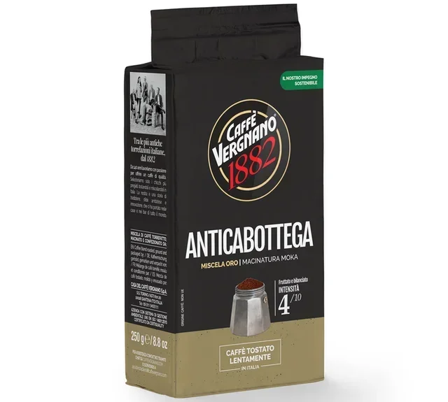 250 γρ. – Αλεσμένος καφές – Antica Bottega – CAFFÈ VERGNANO