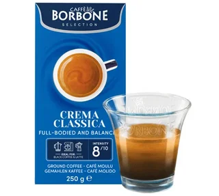 250 g - Café moulu - Crema Classica Blend - CAFFÈ BORBONE