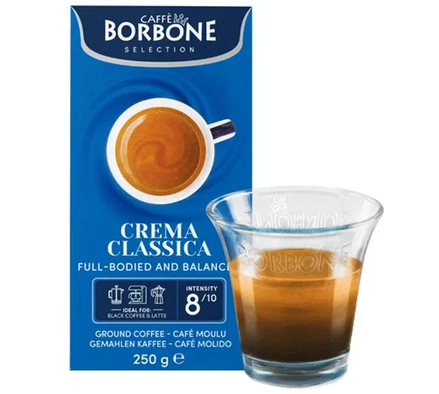 250 g - Café moulu - Crema Classica Blend - CAFFÈ BORBONE