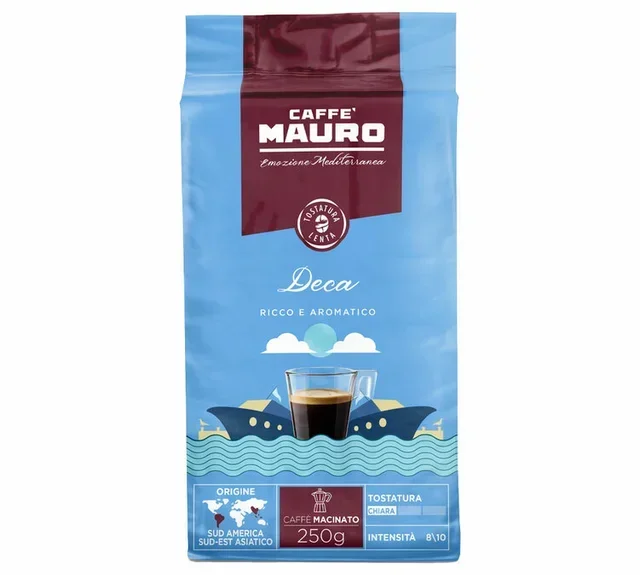 250 g - Gemahlener Kaffee - Entkoffeiniert - CAFFÈ MAURO