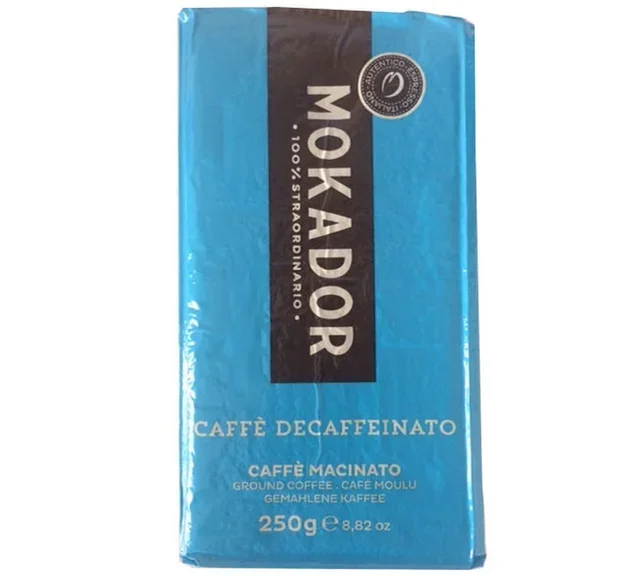 250 g - Ground Coffee - Decaffeinated - MOKADOR CASTELLARI
