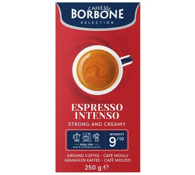 250 г - Смляно Кафе - Смес Espresso Intenso - CAFFÈ BORBONE
