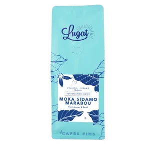 250 g – LUGAT jauhettu kahvi – Etiopian Moka Sidamo Marabou, Hario/Chemexiin