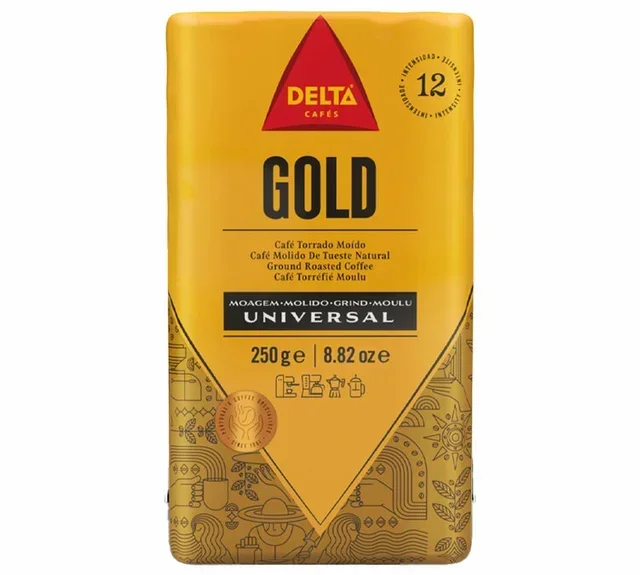 250 g - őrölt kávé - Gold - DELTA CAFÉS