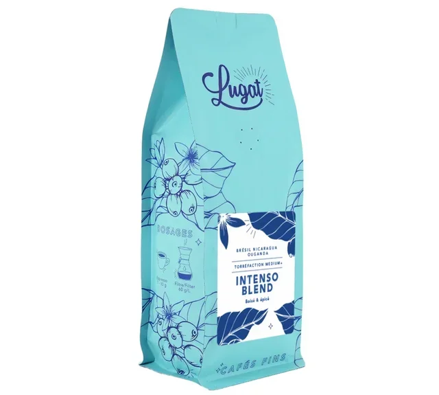 250 g - Ground coffee - Intenso Blend for Italian coffee maker - Intenso Blend - LUGAT