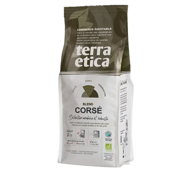 250 g - Ground coffee - Organic Strong Blend - TERRA ETICA