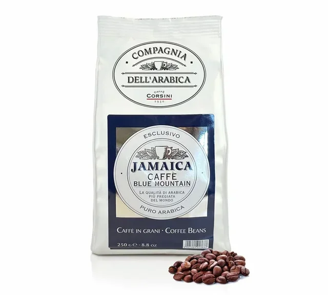 250 g - Whole Bean Coffee - Jamaica Blue Mountain - CORSINI