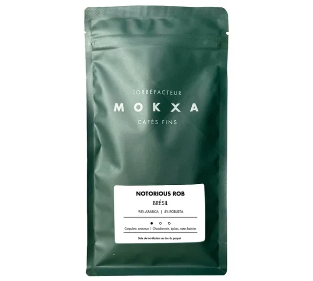 250 g - Kaffee in Bohnen - Notorious Rob Cocarive Brasilien - MOKXA KAFFEE
