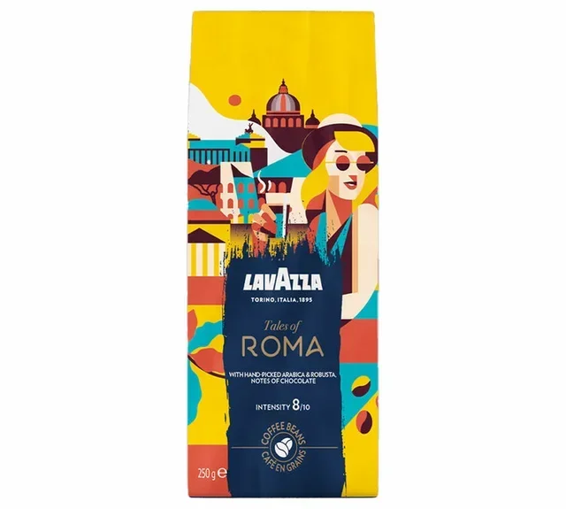 250 g - Whole Bean Coffee - Tales of Roma - LAVAZZA