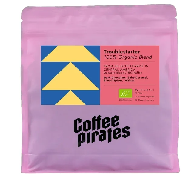 250 g - Whole Bean Coffee - Troublestarter Bio - COFFEE PIRATES