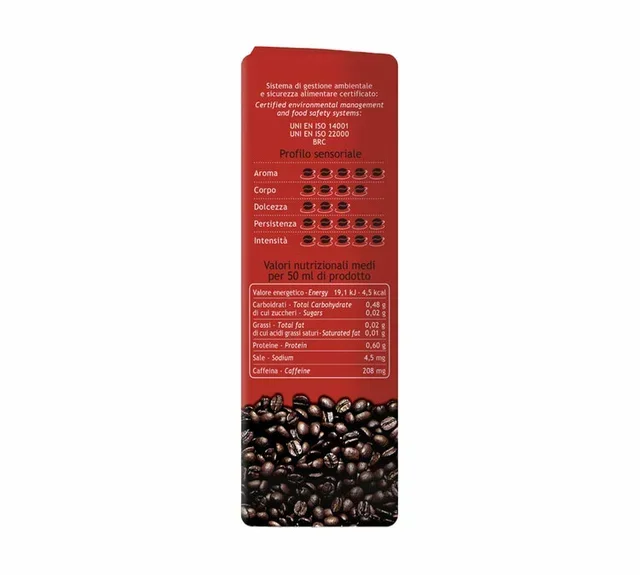 250 g - ZICAFFÈ Linea Espresso Whole Bean Coffee