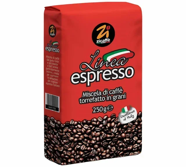 250 g - ZICAFFÈ Linea Espresso Whole Bean Coffee