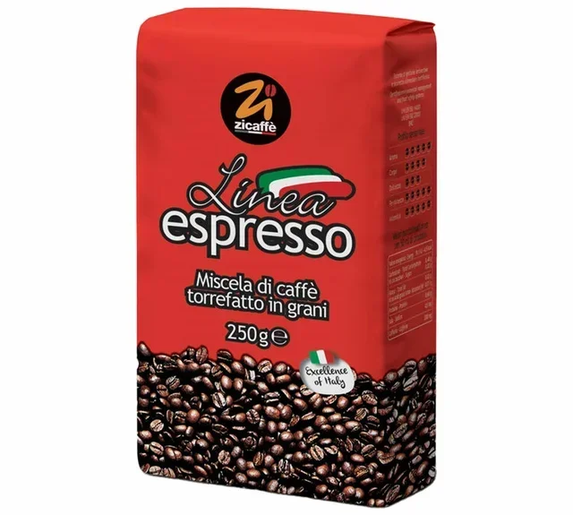 250 g - ZICAFFÈ Linea Espresso Whole Bean Coffee