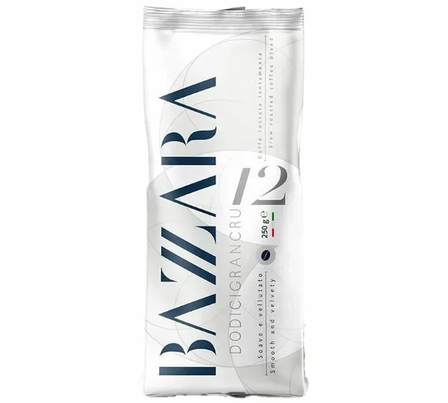 250g - BAZZARA Dodicigrancru Coffee Beans 100% Arabica