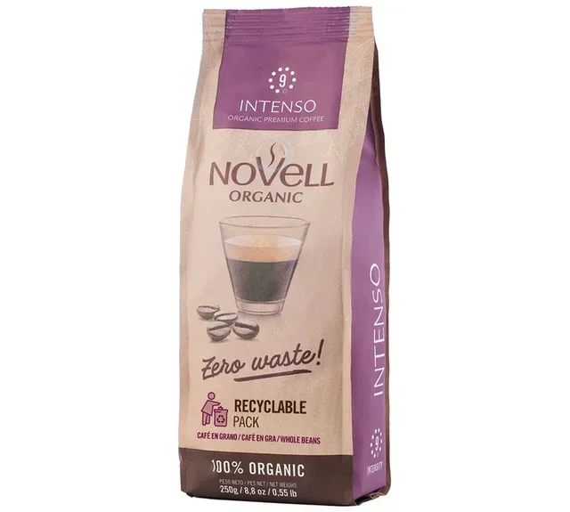 Caffè in Grani Bio Intenso - 250g - CAFÉS NOVELL