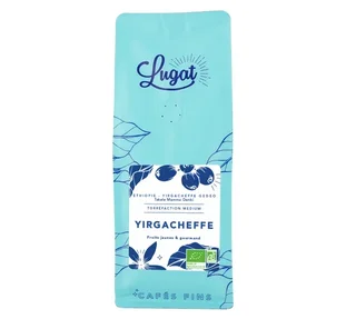 250g - Organic Ethiopia Yirgacheffe Coffee Beans - LUGAT