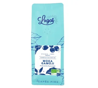 250g Caffè in Grani Biologico - Etiopia Moka Gamoji - LUGAT