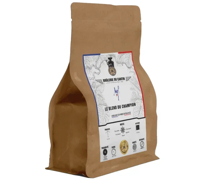 250 g - Caffè in grani - Il Blend del Campione - BRÛLERIE DU CANTIN