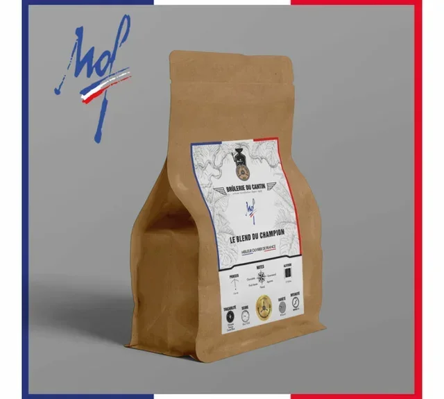 250 g - Hele kaffebønner - Mesterens Blanding - BRÛLERIE DU CANTIN